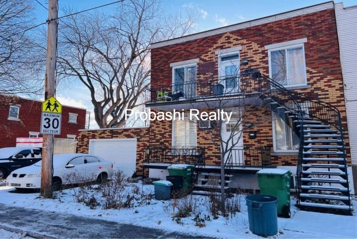 Triple-Income Duplex for Sale in Montréal-Nord