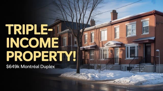 Montréal-Nord Duplex Tour | 3 Income Units 