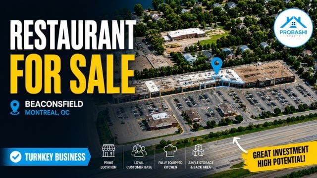 Profitable Franchise Restaurant for Sale in Beaconsfield Montreal