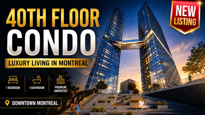 40th Floor Condo for Sale in Downtown Montreal  Maestria Tower B